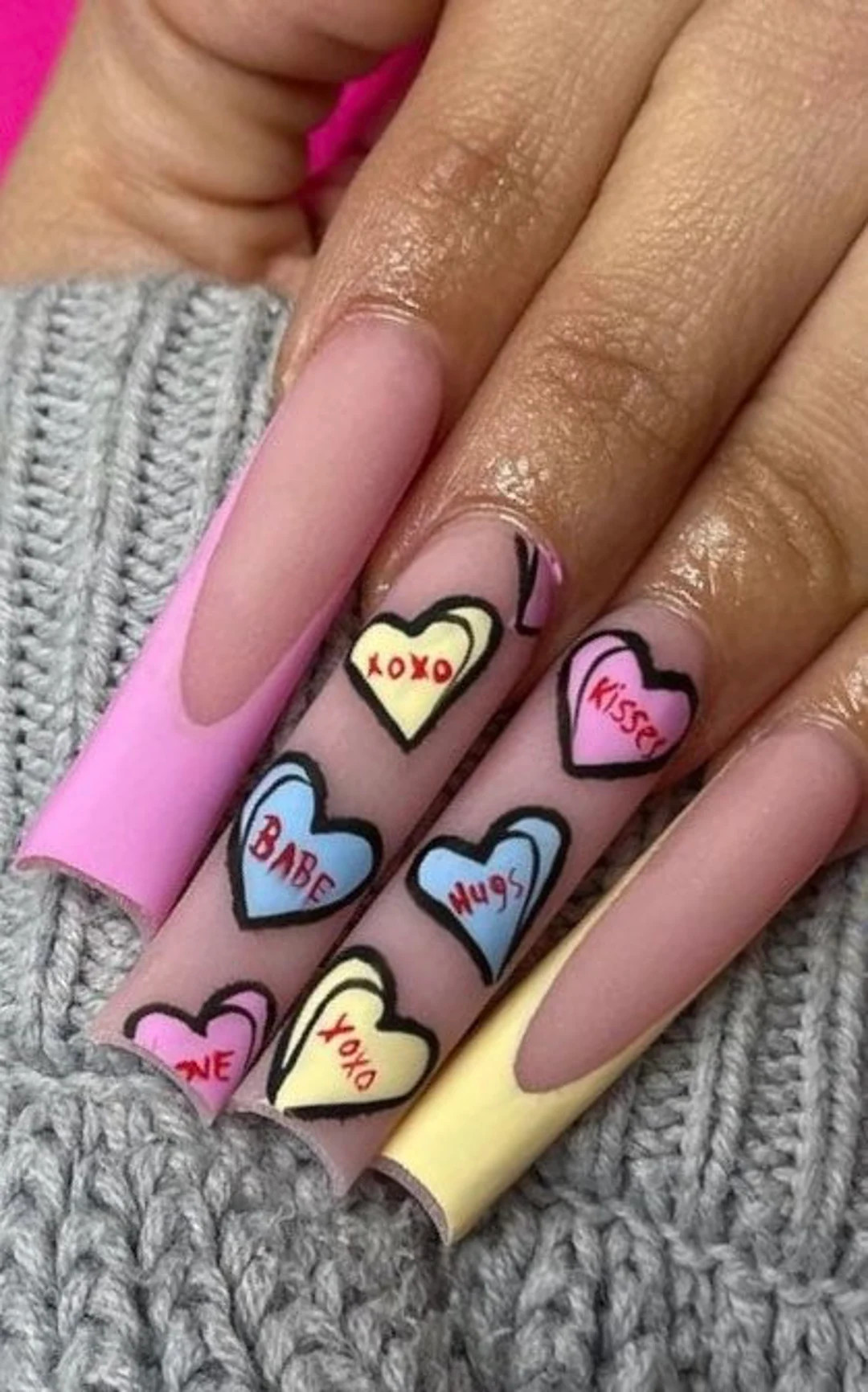 Sweetheart Candies  French Press Ons  Press on Nails  - Etsy | Etsy (US)