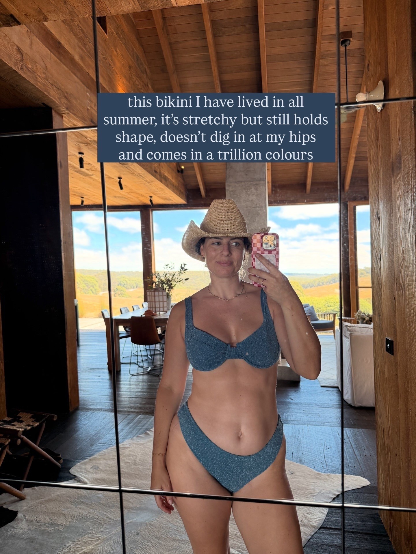 I love a bikini that doesn’t dig in but still holds me up 🩵 this one is sparkly and always gets me compliments. I’m wearing size larges

(Low waist bikini, midsize bikini, sparkly bikini, summer style, balconette bikini, summer outfit) 


#LTKaustralia #LTKswimwear #LTKsummer