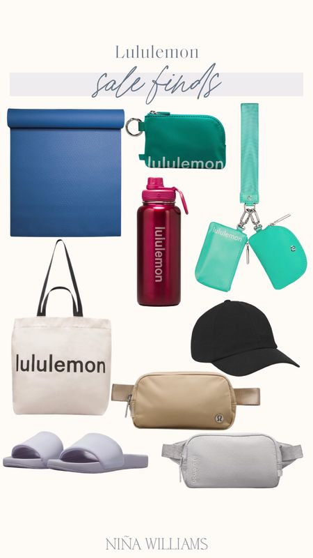 Lululemon sale finds!  Activewear under $100 - Lululemon belt bag - lululemon tote bag - fitness must haves - yoga mat 

#LTKItBag #LTKSaleAlert #LTKActive