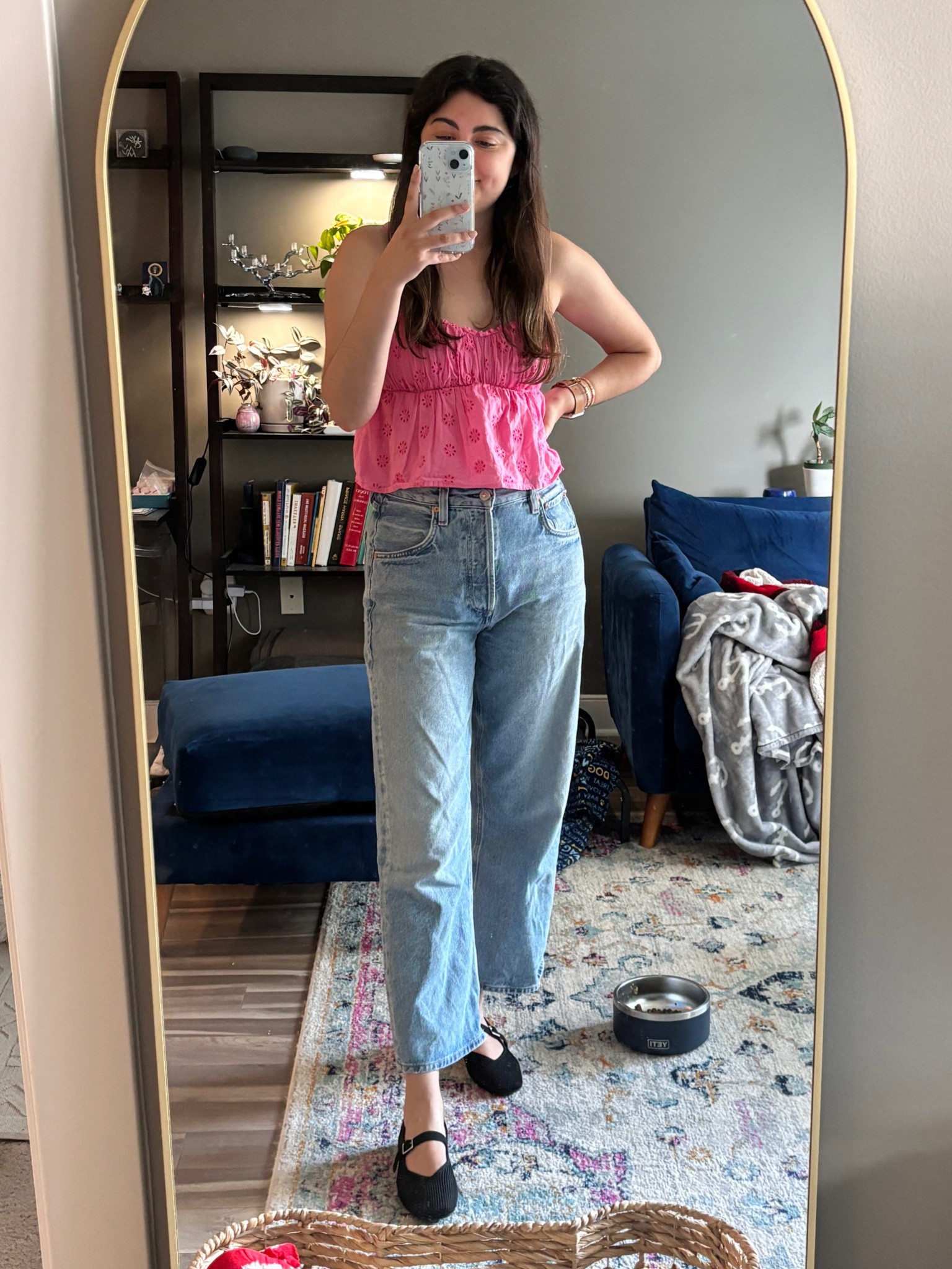 this is such a fun but simple outfit. these are my go to jeans because they are so comfortable and go with everything and same with the shoes. the top I got from Hollister last year  

#LTKShoeCrush #LTKSeasonal #LTKStyleTip