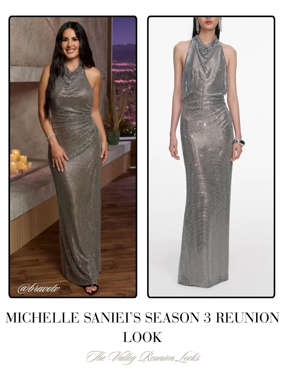 Michelle Saniei’s Season 3 Reunion Look 📸 =  @bravotv