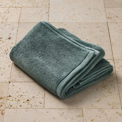 Organic Bath Towel Dark Teal Blue - Casaluna\u2122: Heavyweight Organic Cotton, Fade-Resistant, G... | Target