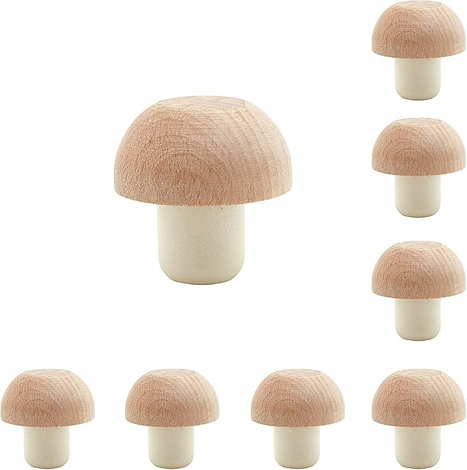 Wine Bottle Corks Mushroom T Shaped Cork Plugs for Wine Cork Wine Stopper Reusable Wine Corks Woo... | Amazon (US)