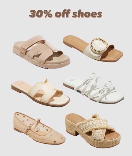 Target sandals 30% off! 


#LTKshoecrush #LTKxTarget #LTKfindsunder50