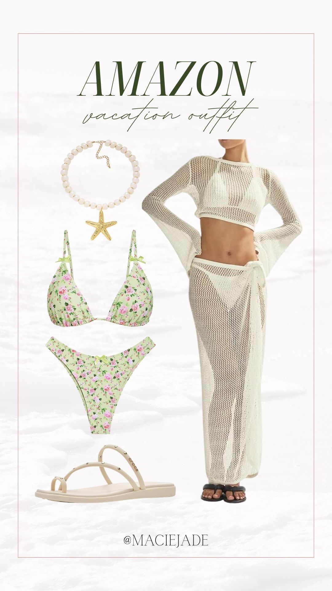 Vacation outfit inspo from Amazon! ☀️ this coverup set is such a staple in any resortwear collection🤍 

Amazon finds; Amazon find, Amazon swimwear, Amazon swimsuits, Amazon swim, Amazon vacation outfit, Amazon vacation outfits, Amazon resortwear, Amazon bikini, swimsuit coverup 

#LTKSwim #LTKSeasonal