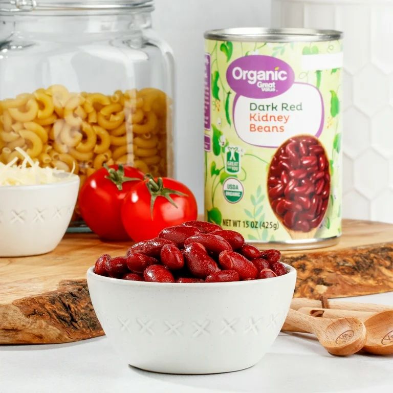 Great Value Organic Dark Red Kidney Beans, 15 oz | Walmart (US)