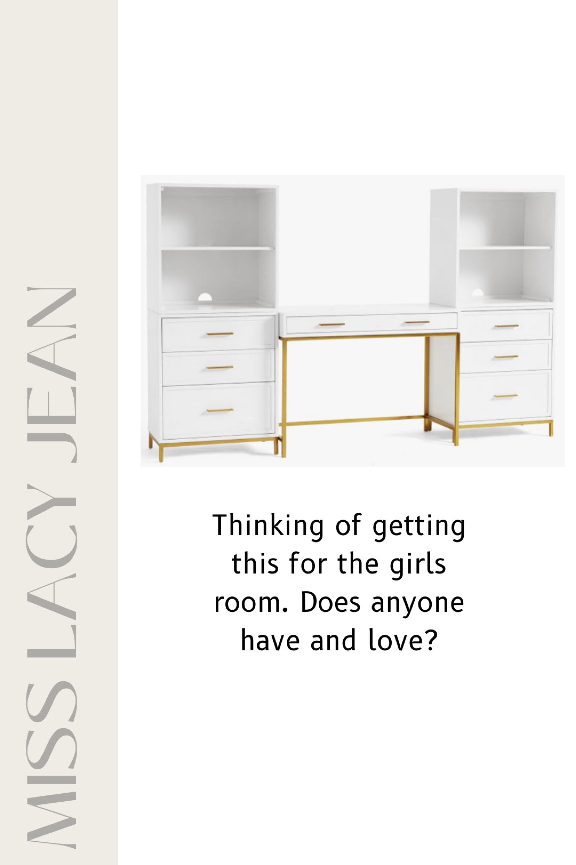 Girls room furniture 
Desk/bookshelf 

#LTKFind #LTKhome #LTKkids