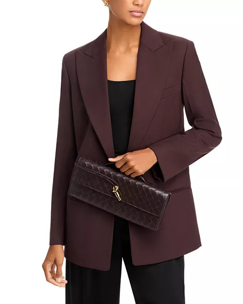 Andiamo Intrecciato Leather Clutch | Bloomingdale's (US)