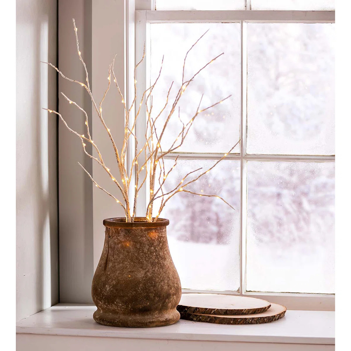 33.5'' Lighted Trees & Branches (Set of 2) | Wayfair North America