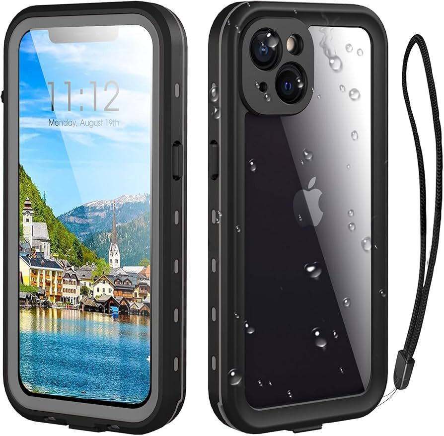Transy Waterproof iPhone 13 Case - Full Protection iPhone 13 Waterproof Phone case 6.1 Inch Shock... | Amazon (US)