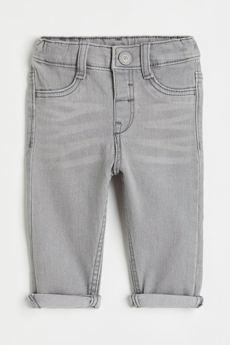 Comfort Stretch Skinny Fit Jeans - Light gray - Kids | H&M US | H&M (US + CA)