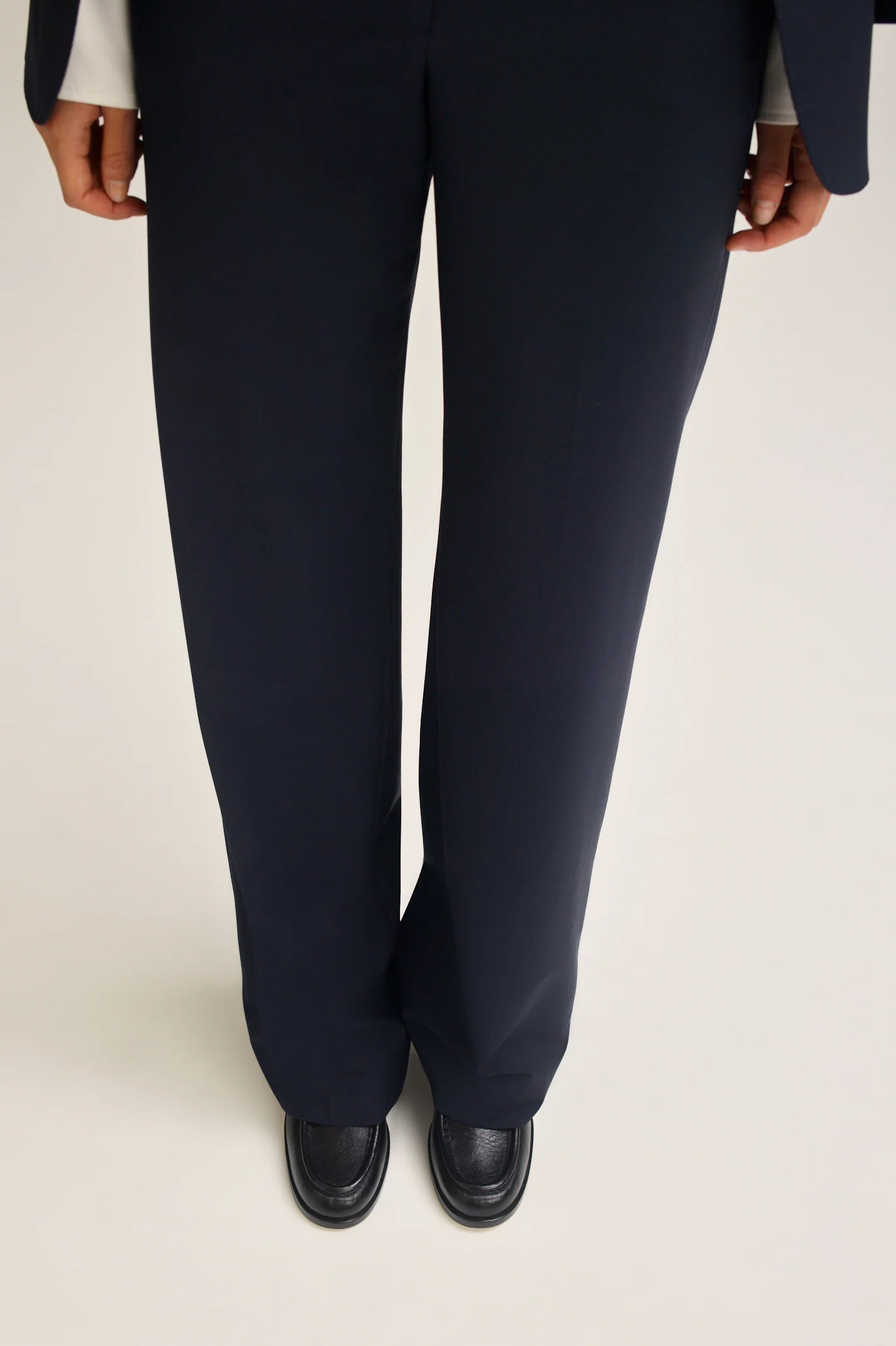 SOFT TAILORED TROUSER - NAVY - Scanlan Theodore | Scanlan Theodore AU