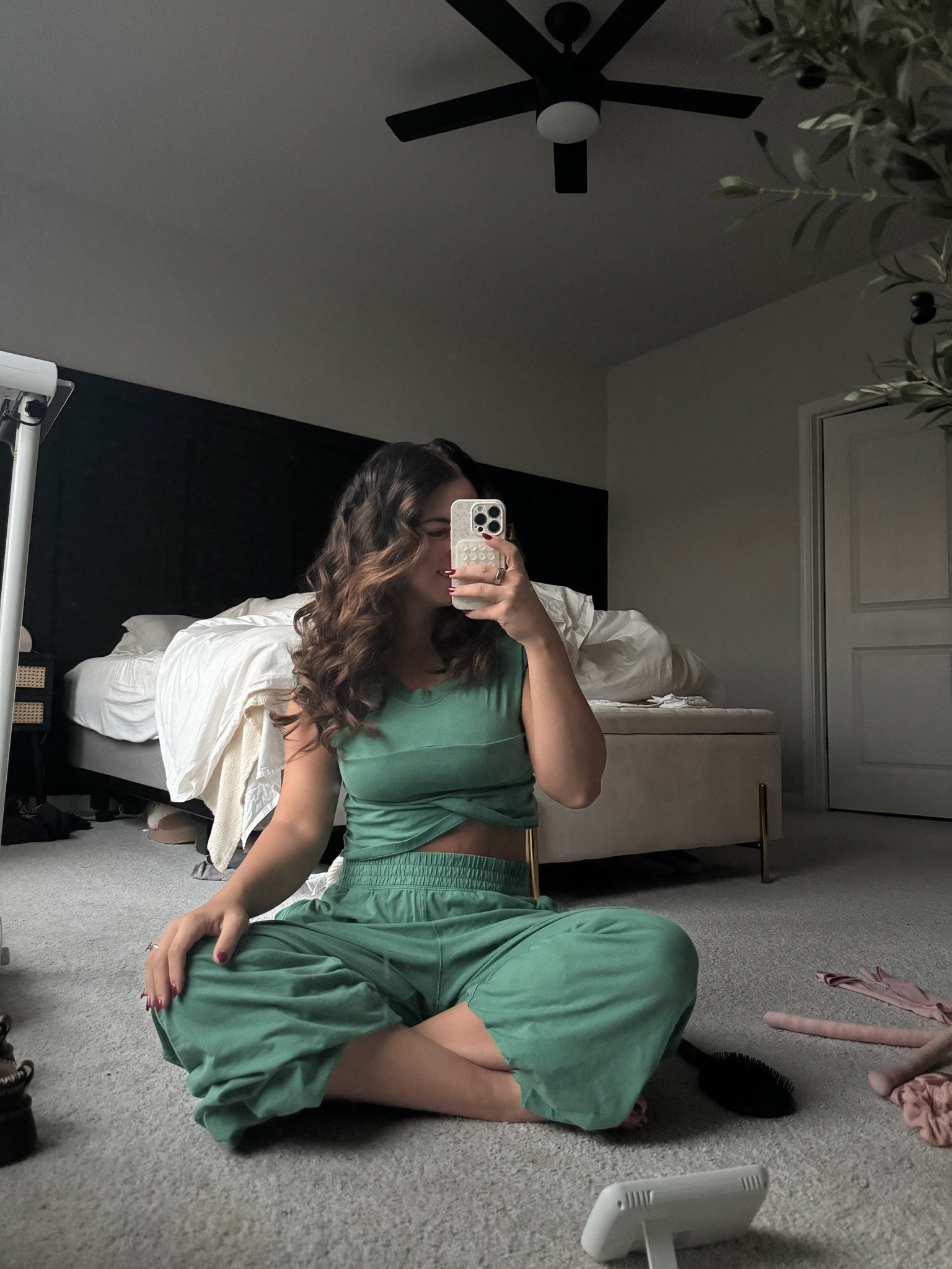 Free people lounge set in a medium! Also linking the Amazon version!