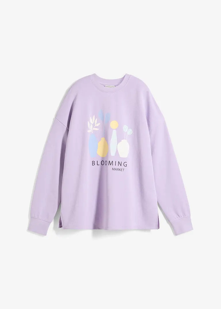 Oversize-Sweatshirt aus Baumwoll-Mix | Bonprix DE