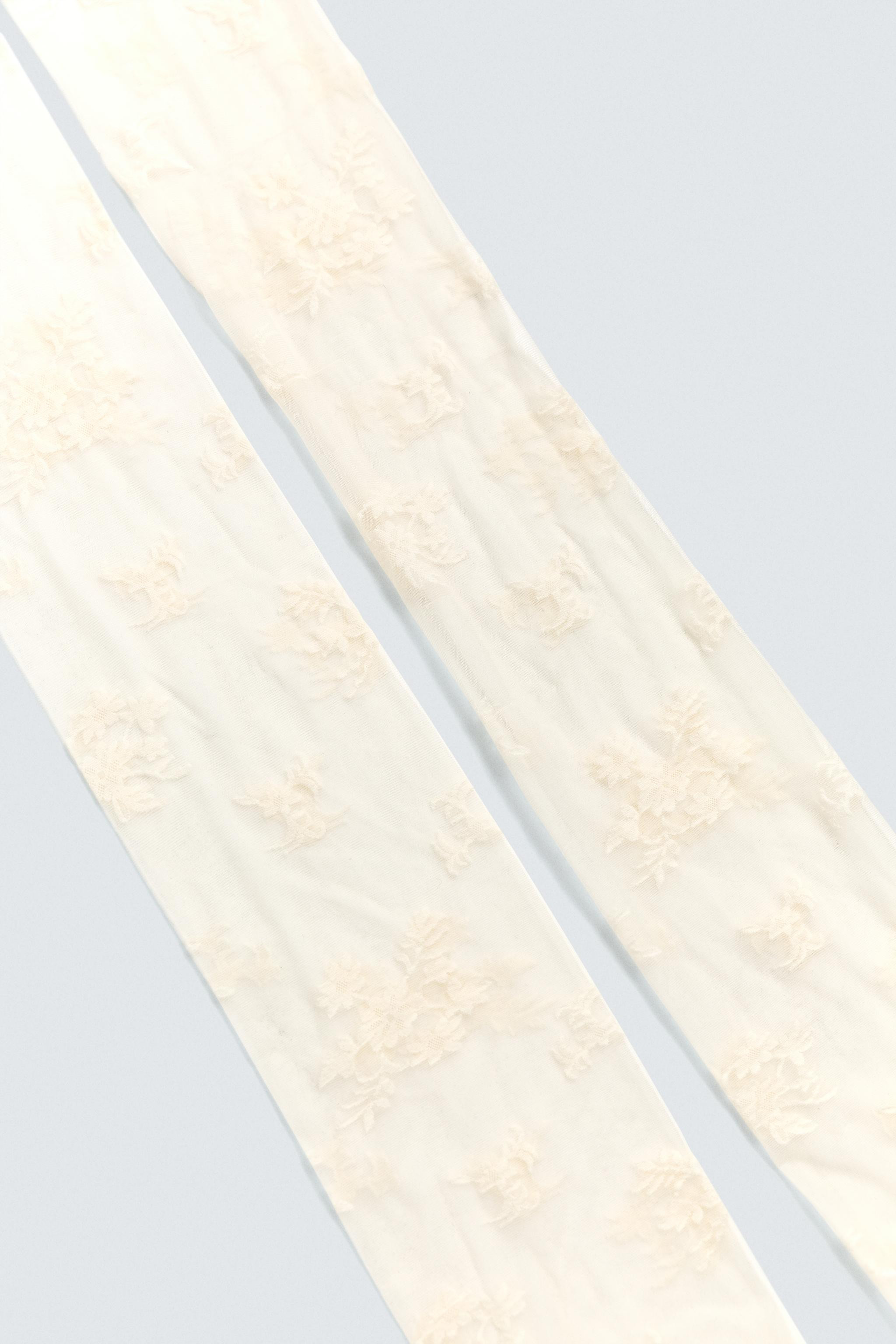 FLORAL LACE TIGHTS HARRY LAMBERT FOR ZARA X DISNEY | Zara US