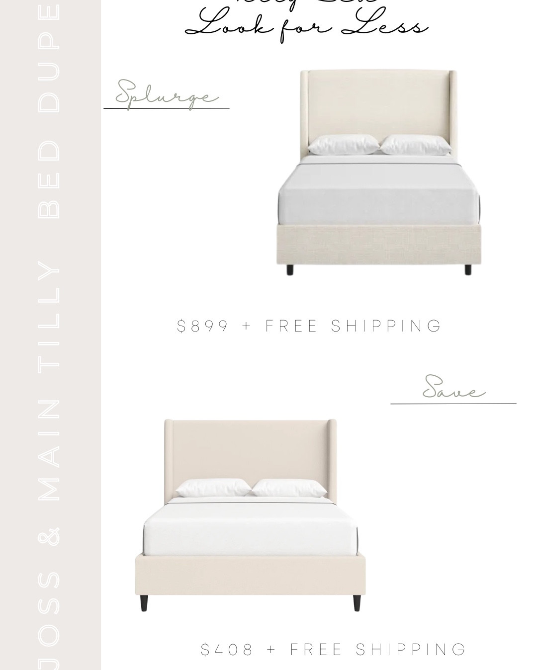 If you've been eyeing any of these designer furniture pieces, I found lookalikes for ALL of them at a fraction of the price! From the Pottery Barn Cayman dresser and nightstand, the Crate & Barrel Keane nightstand, the Pottery Barn Benchwright and Banks dining tables, the Birch Lane Henn console table, and the Joss & Main Tilly bed, every single one has an almost identical option for way less. I keep getting asked about these and I am so excited to finally have them all in one place for you. Shop everything below! 🛒

#LTKSaleAlert #LTKHome #LTKSeasonal