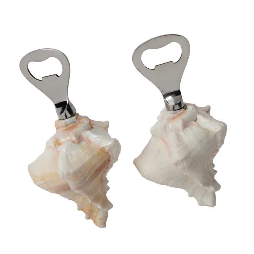 Shell Bottle Opener White | Amanda Lindroth