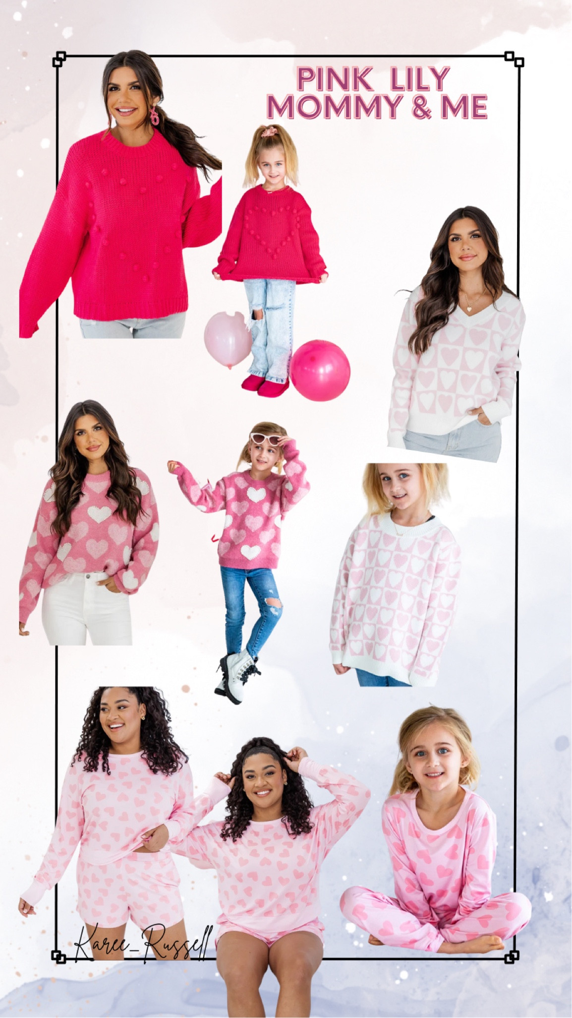 Mommy & me pink Lily Be mine collection! 

#LTKFind #LTKkids #LTKcurves