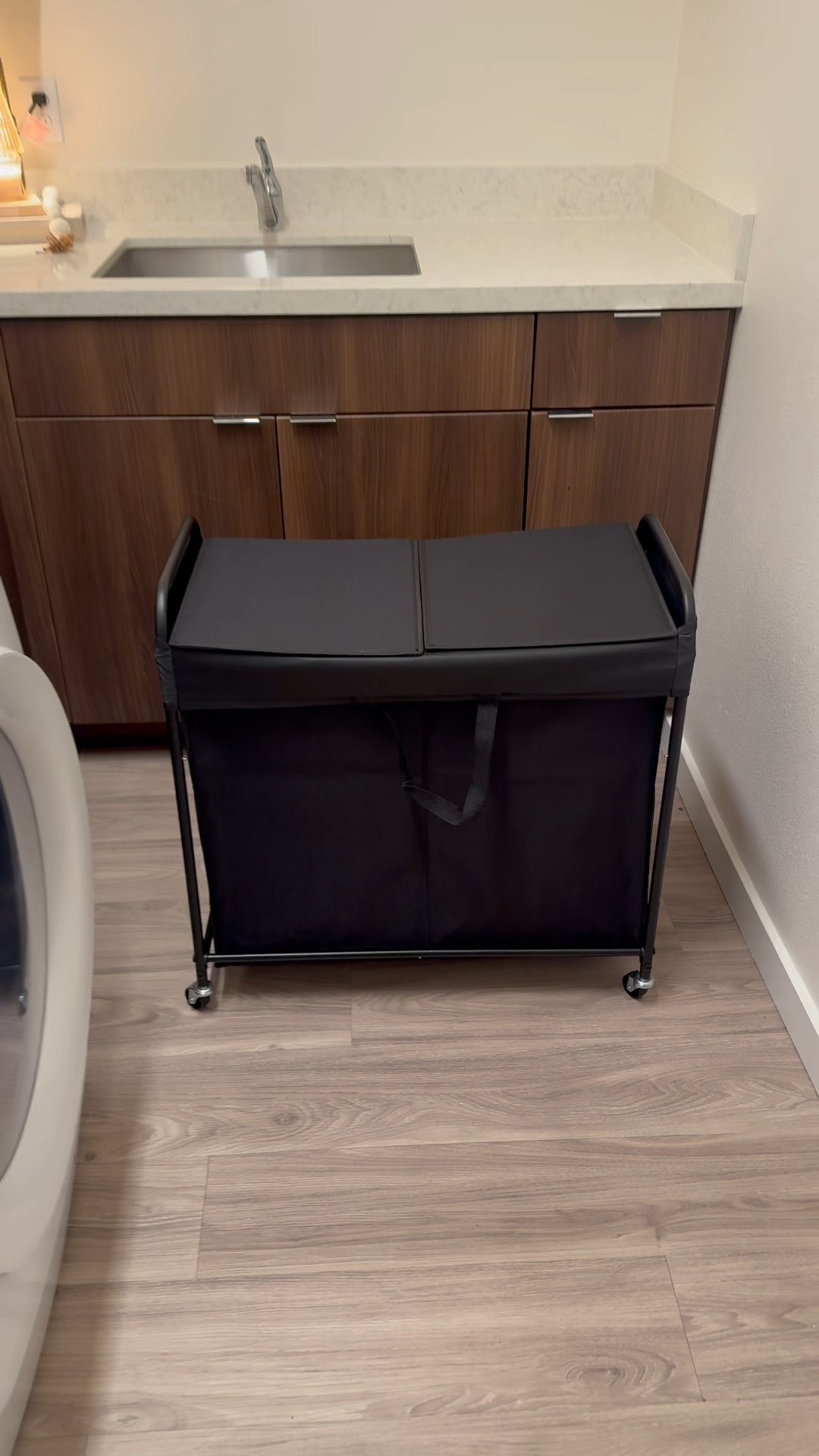 A laundry hamper that works for our family of 5. Rolling it around picking up the dirty clothes made my job easierr

#LTKSaleAlert #LTKHome #LTKFindsUnder50