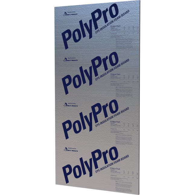 undefined R- 2.9 , 0.75-in x 4-ft x 8-ft Faced Polystyrene Board Insulation | Lowe's
