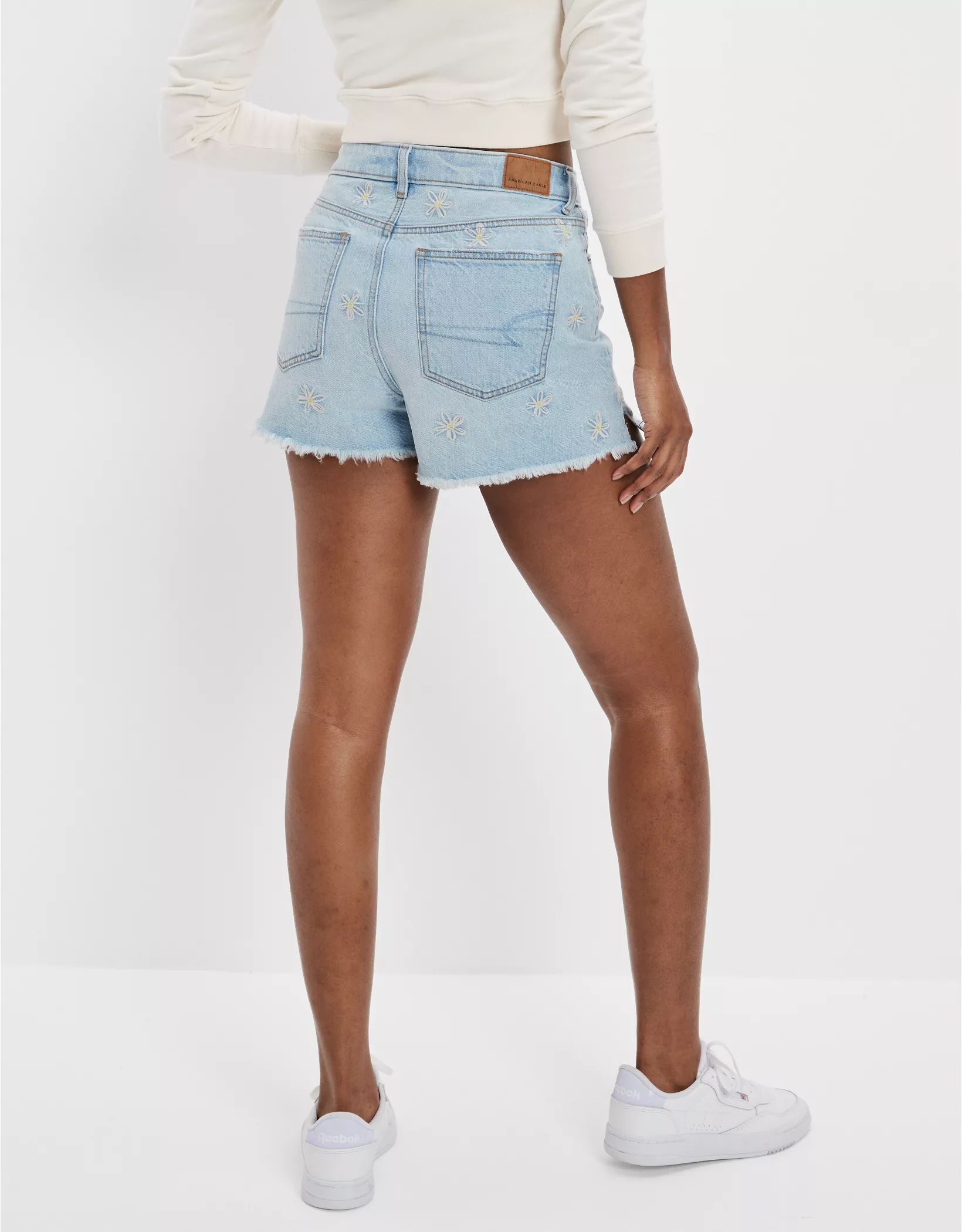 AE Denim Mom Shorts | American Eagle Outfitters (US & CA)