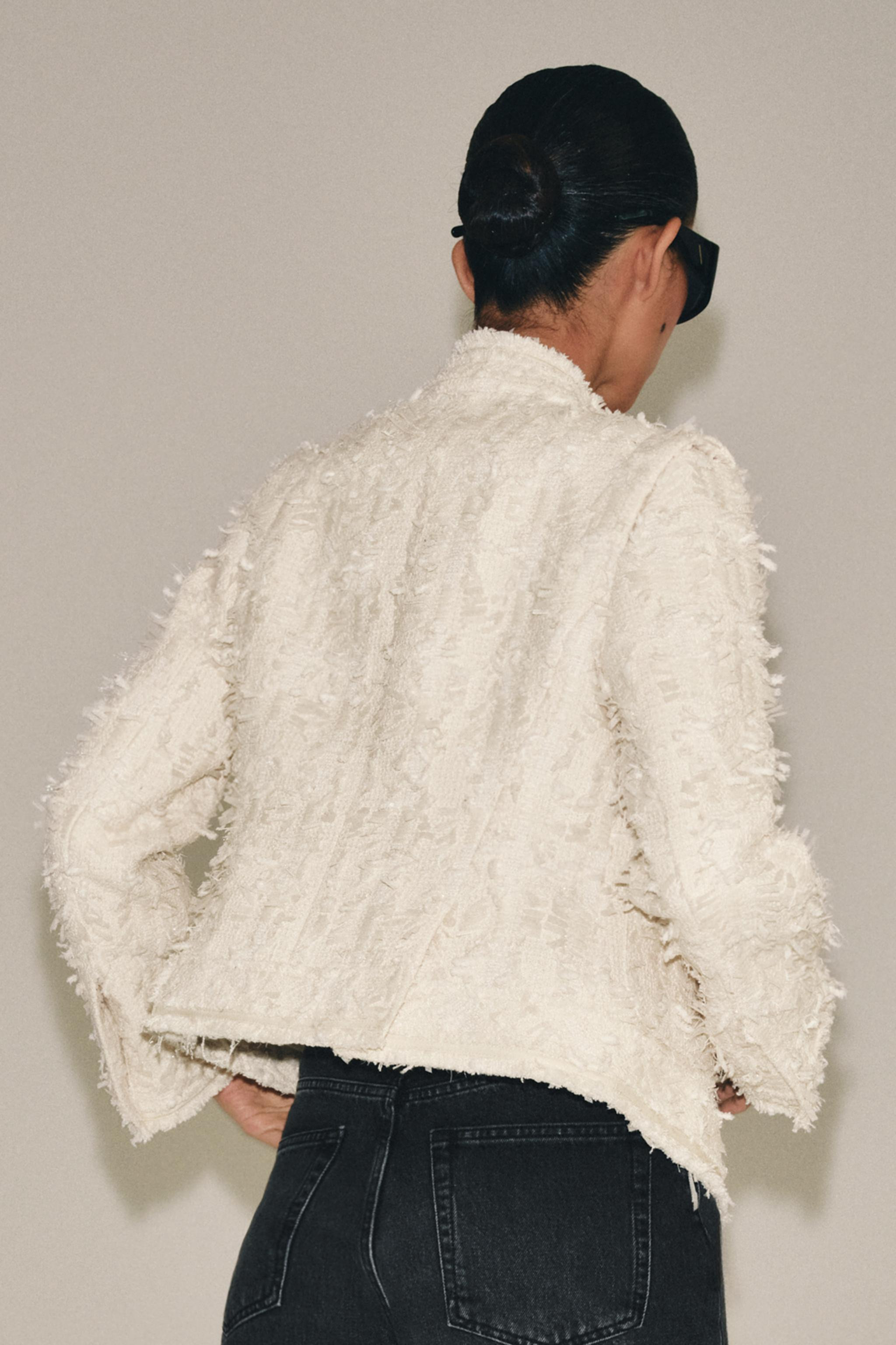 ZARA WOMAN COLLECTION. High-neck jacket with long sleeves. Patch pockets on the front. Features m... | Zara US