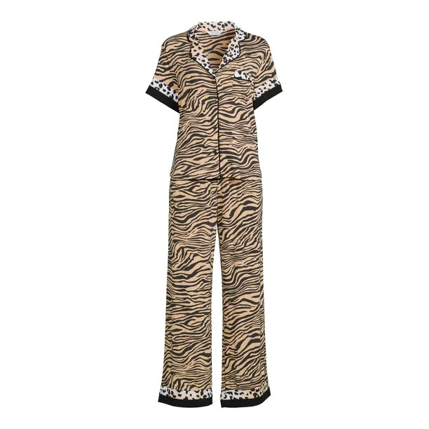 Sofia Intimates by Sofia Vergara Women's and Women's Plus Top and Pants Pajama Set, 2-Piece | Walmart (US)