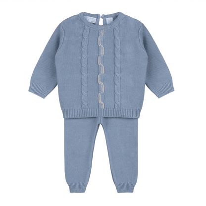 Boys Vertical Cable Knit Set | Feltman Brothers