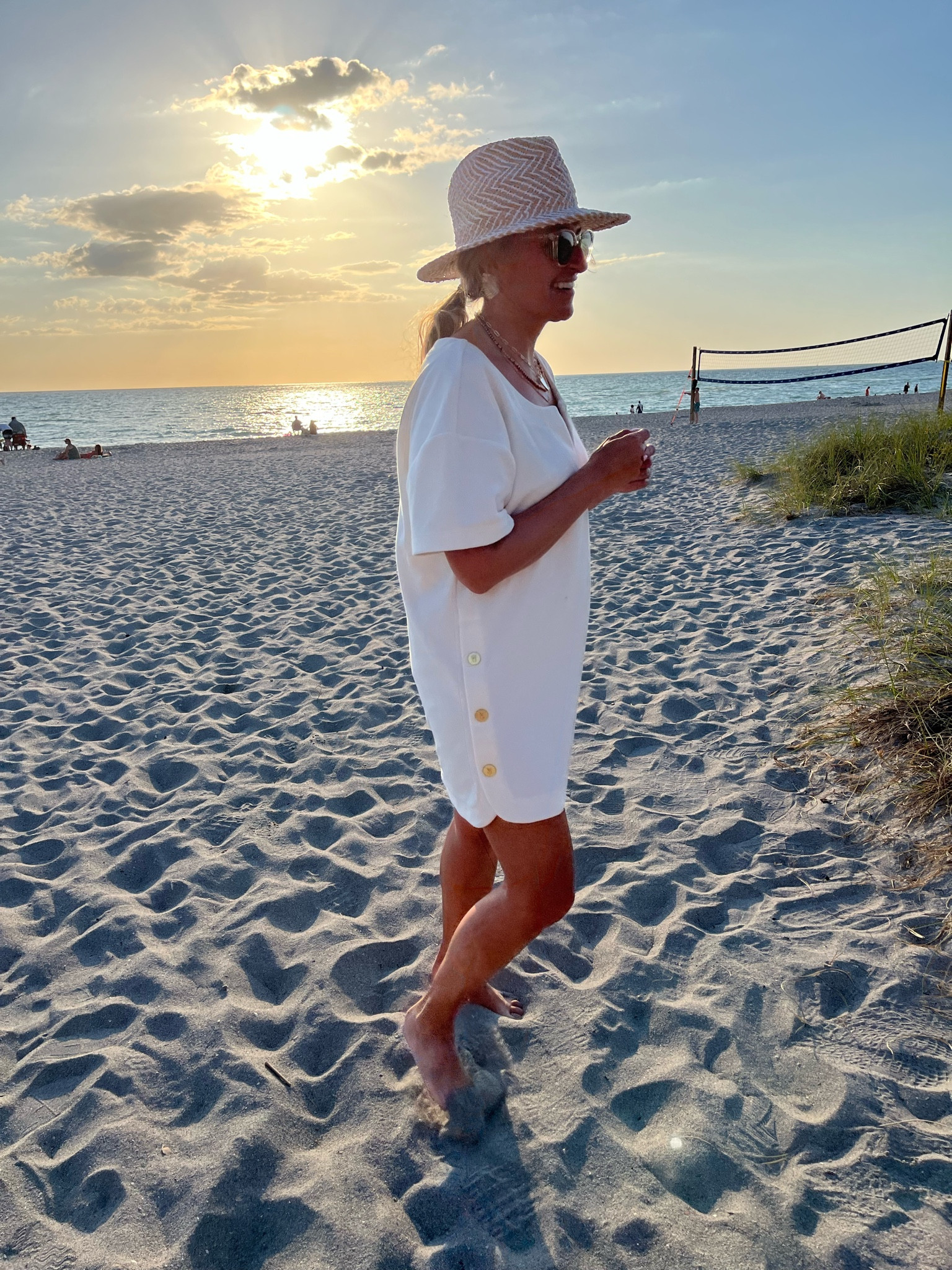 Beach Style.  Wearing a small . Chicest coverup around 

#LTKFind #LTKswim #LTKSeasonal