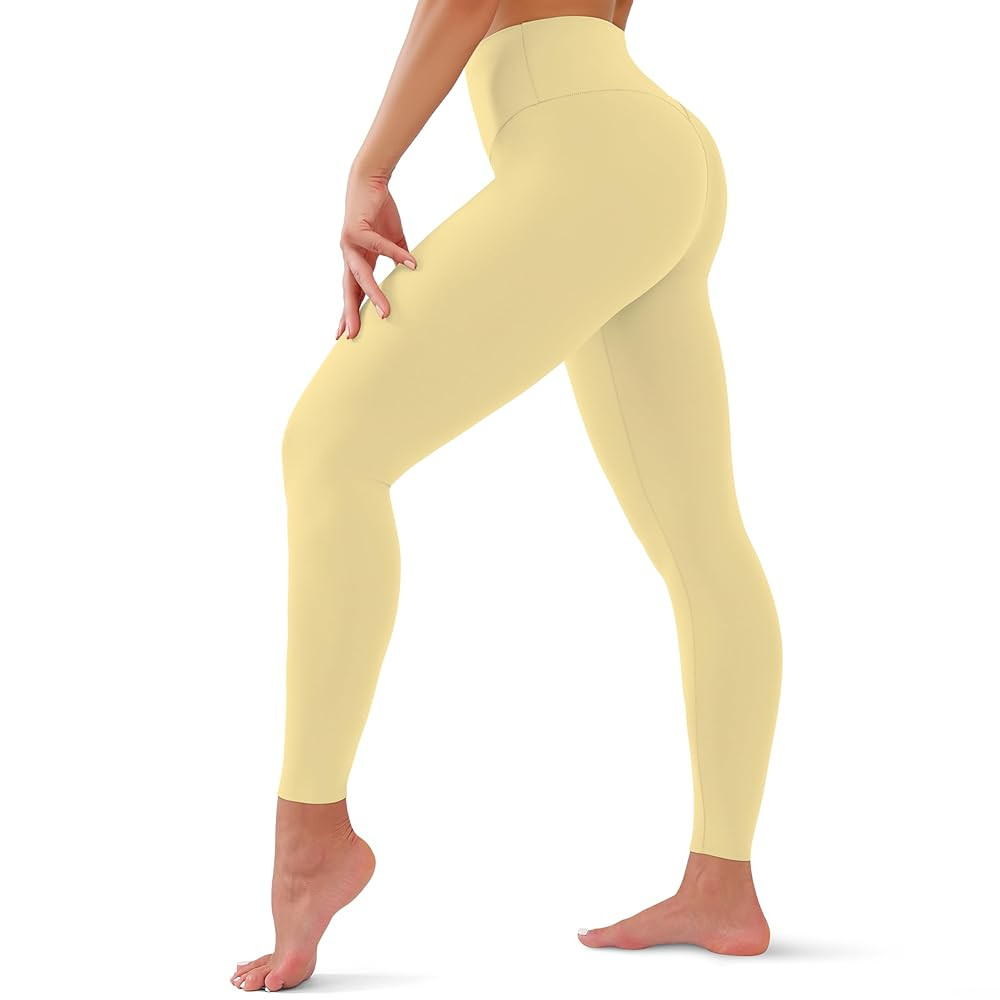 High Waisted Leggings for Women - Tummy Control Yoga Pants for Workout Running Athletic Women's L... | Amazon (US)