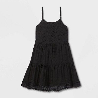 Girls' Tiered Woven Dress - art class™ | Target