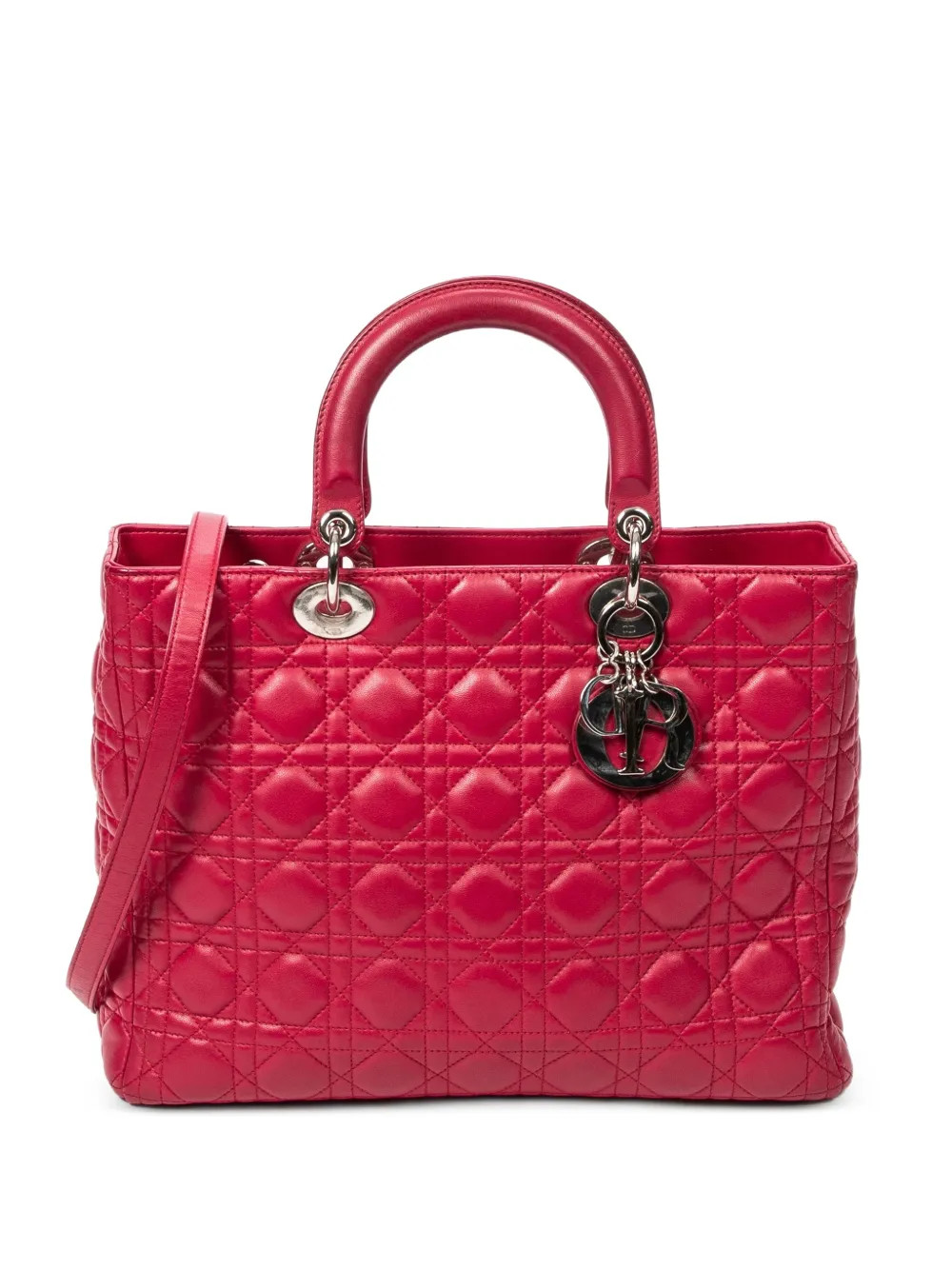 Christian Dior Pre-Ownedlarge Lady Dior tote bag | Farfetch Global