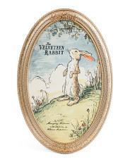 12x18 Velveteen Rabbit Oval Wall Art | Easter | Marshalls | Marshalls