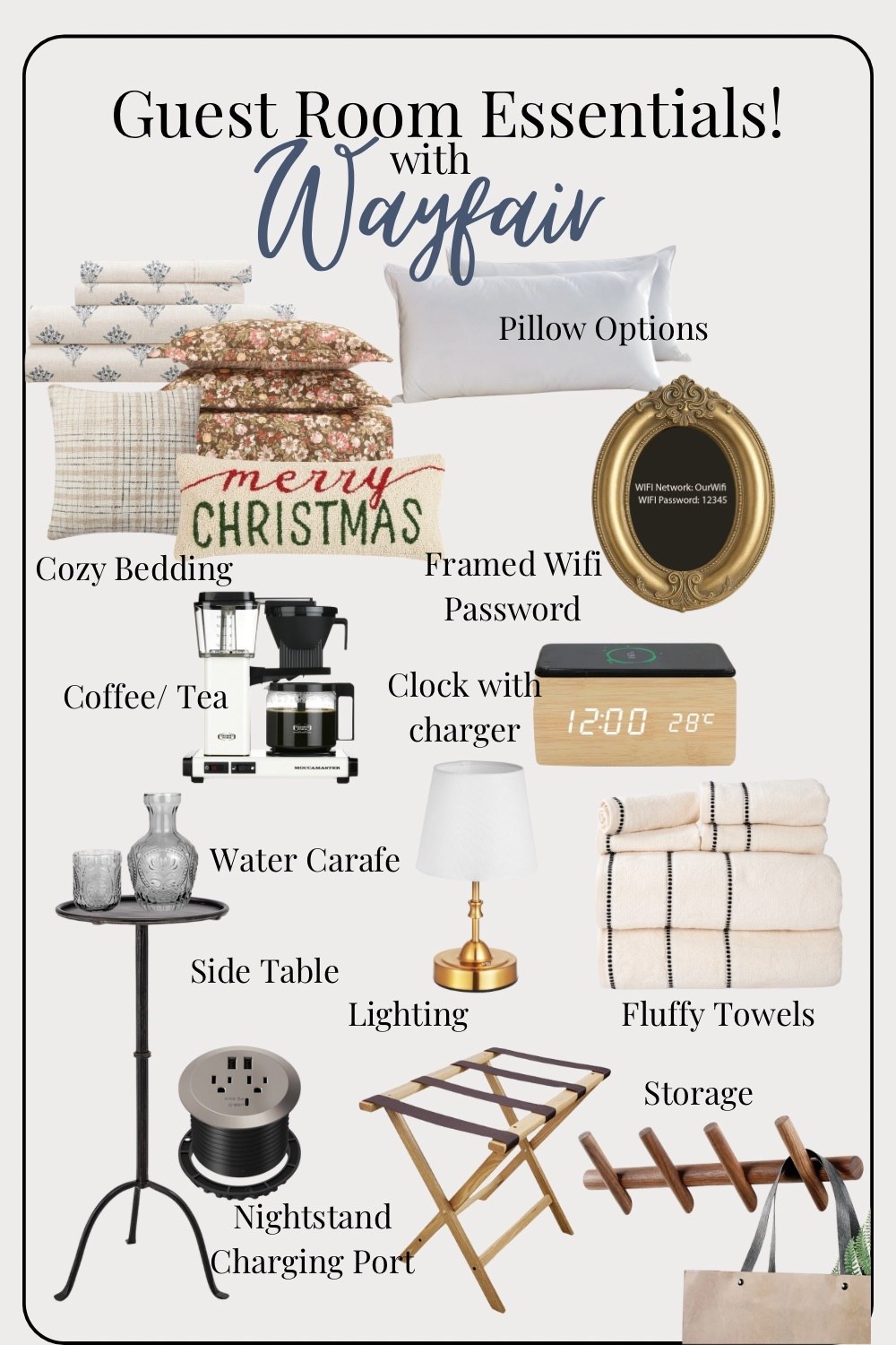 Guest room essentials all found at Wayfair!  

#ad #wayfairpartner #wayfair @wayfair

#LTKSeasonal #LTKHoliday #LTKHome