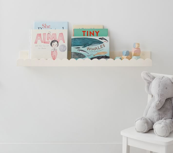 Scalloped Book Ledge | Pottery Barn Kids