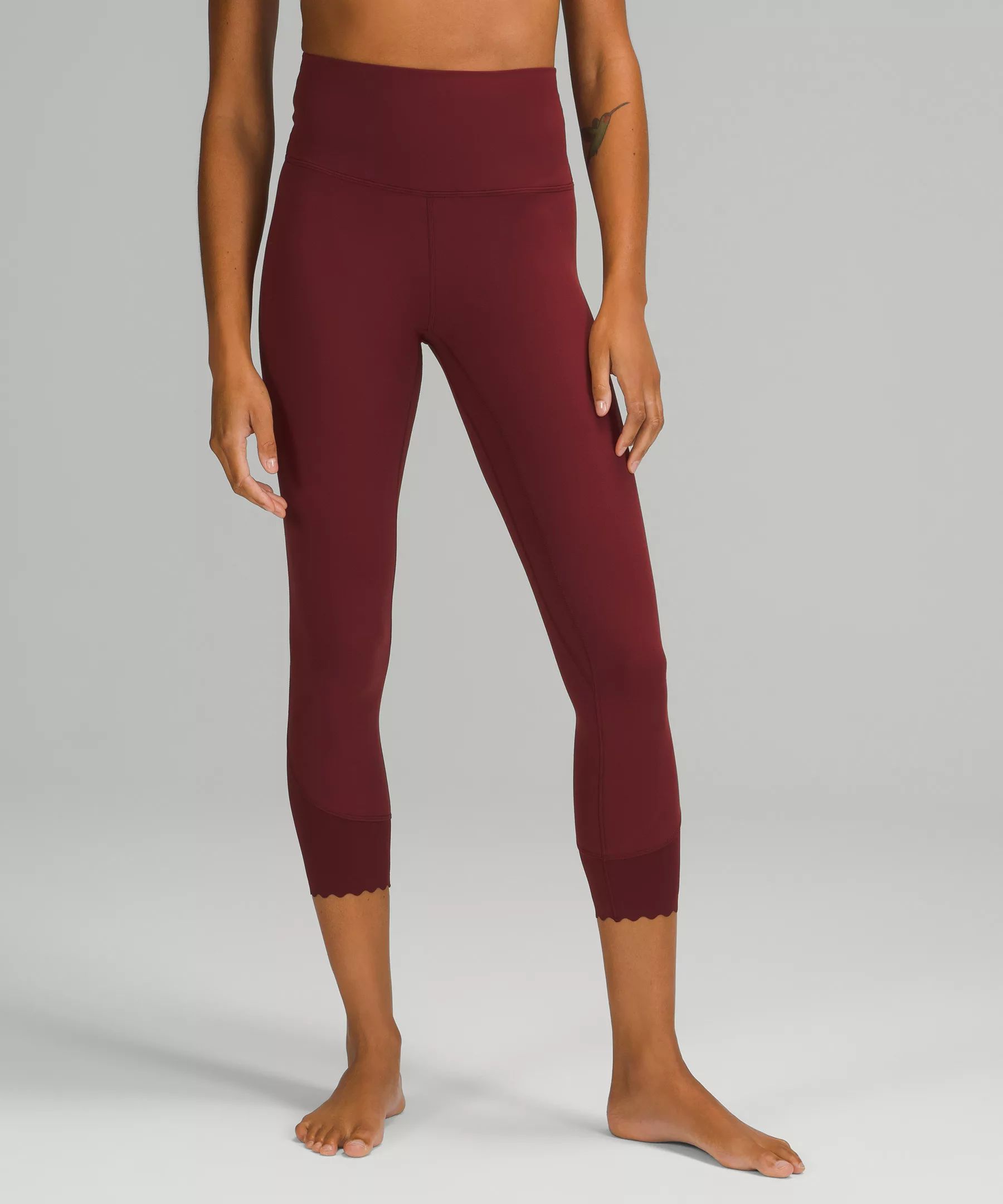 lululemon Align™ Scalloped Hem High-Rise Crop 23" | Women's Capris | lululemon | Lululemon (US)