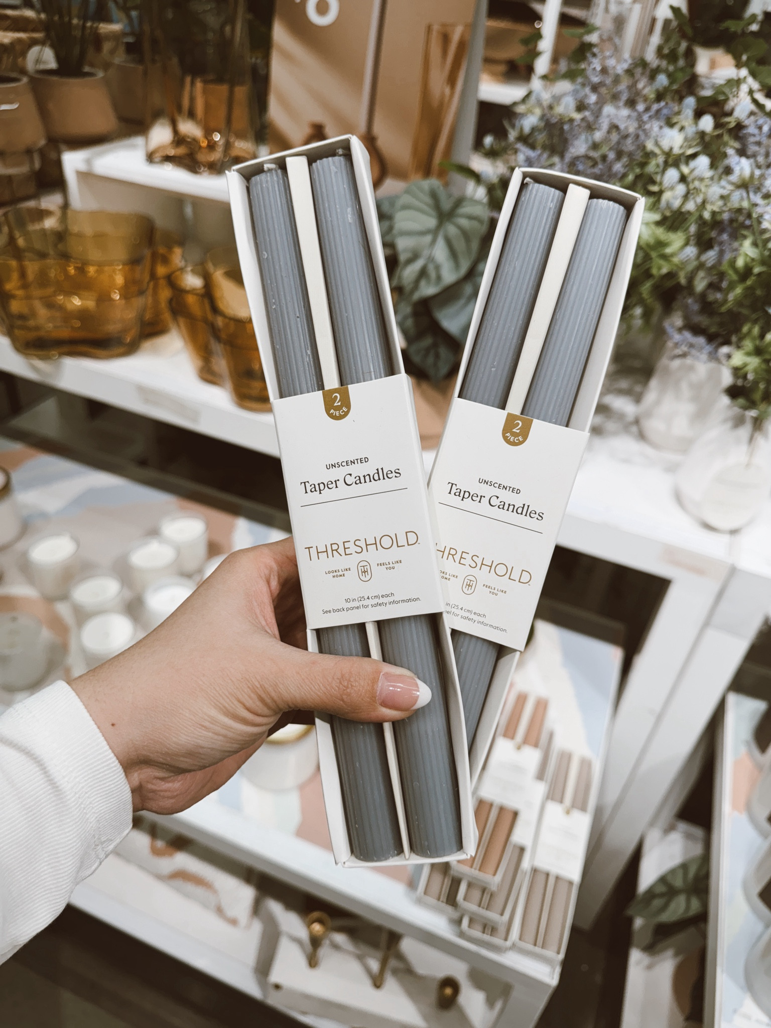 Taper candles - light blue candles - easter decor - easter table decor 

#LTKSpringSale #LTKhome #LTKSeasonal