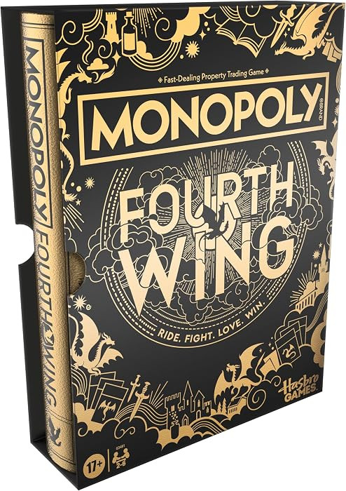 Monopoly Fourth Wing Edition Board Game for Adults | Officially Licensed Game Inspired by the Emp... | Amazon (US)