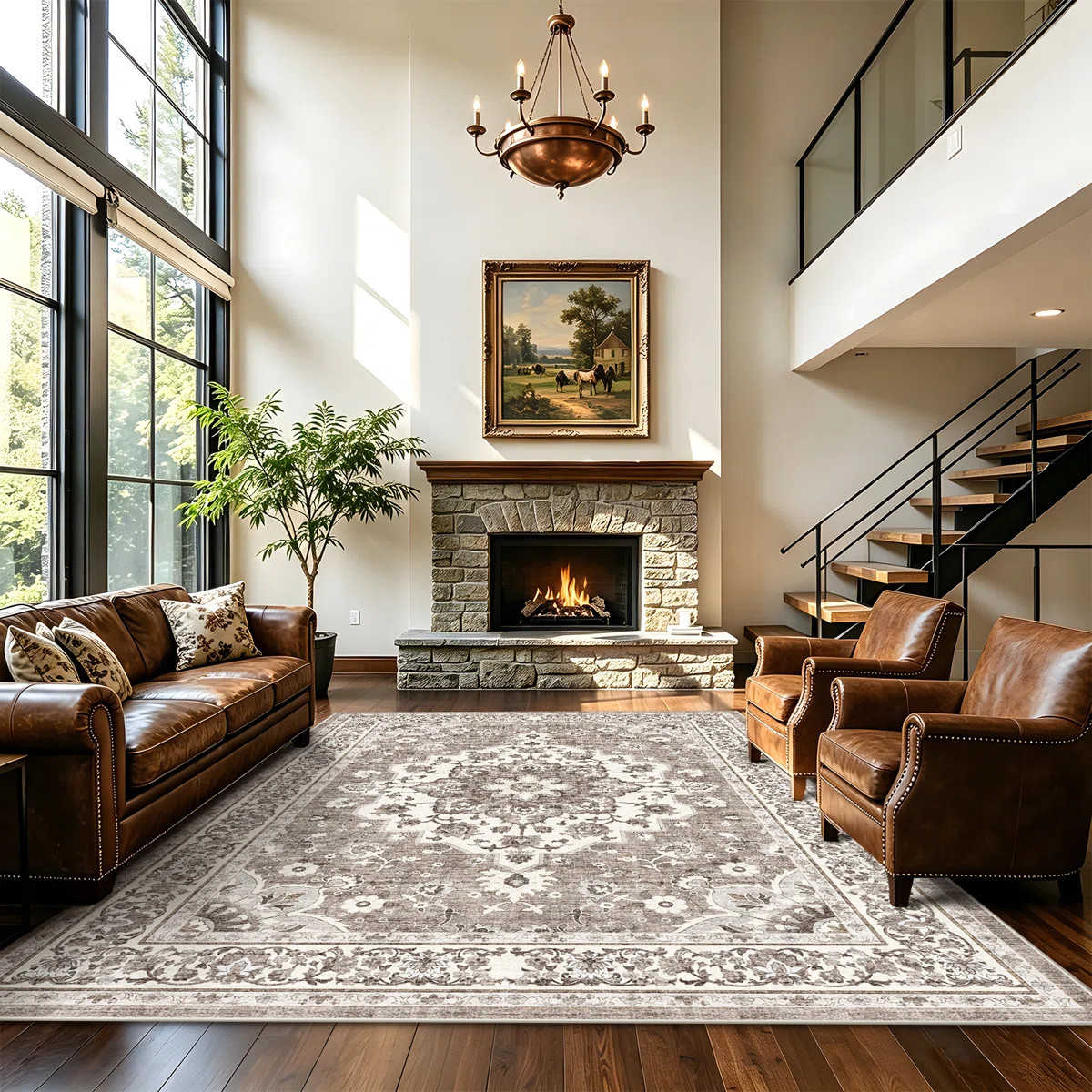 Washable Oriental Hallway Runner Rug - Rugs for Living Room Soft Carpet for Bedroom Kitchen Water... | Wayfair North America