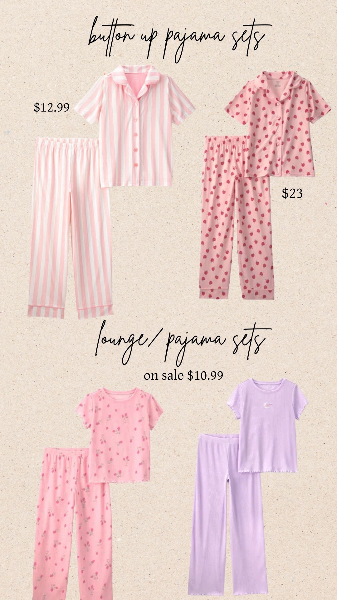Girls pajamas 
Big girl lounge sets 
Button up pajama sets 
On sale kids pajamas

#LTKmomlife #LTKSaleAlert #LTKKids