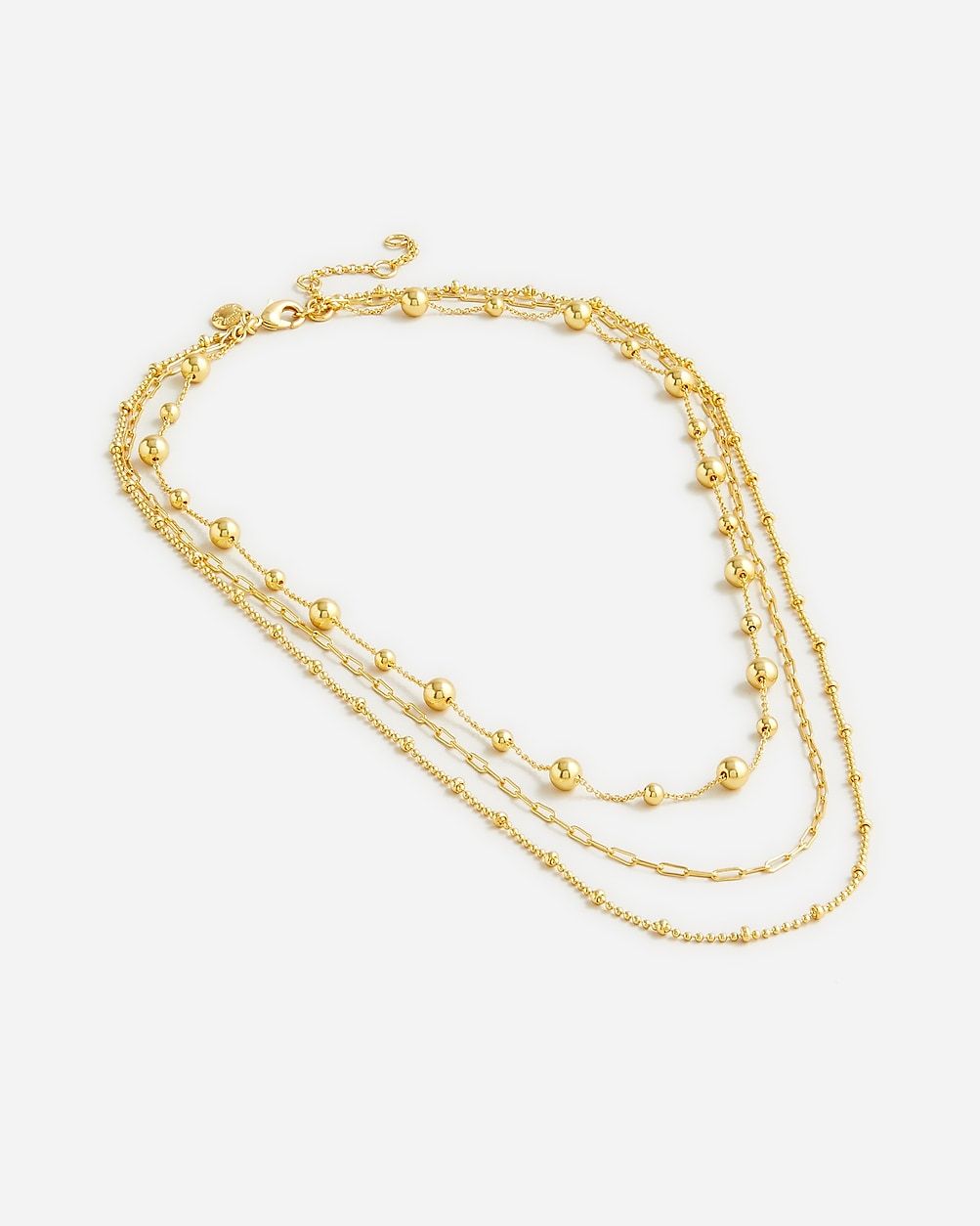 Dainty gold-plated layered necklace | J. Crew US