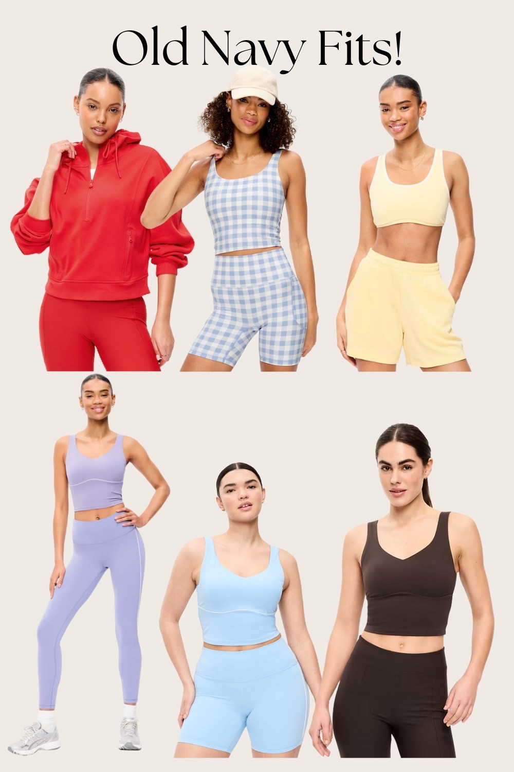 Old navy workout fits that are so good! 

#LTKfitnessgoals #LTKootd #LTKSpringSale