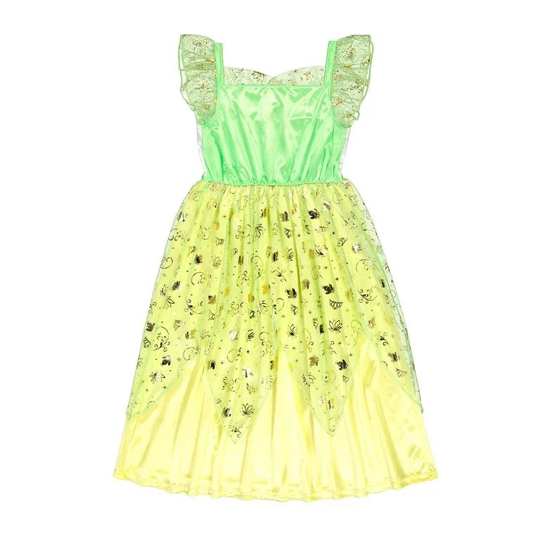 Disney Princess Tiana Girls Nightgown Pajama, Green, Size: 3T | Walmart (US)