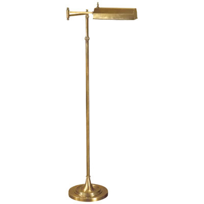 Chapman & Myers Dorchester Swing Arm Pharmacy Floor Lamp | Wayfair North America