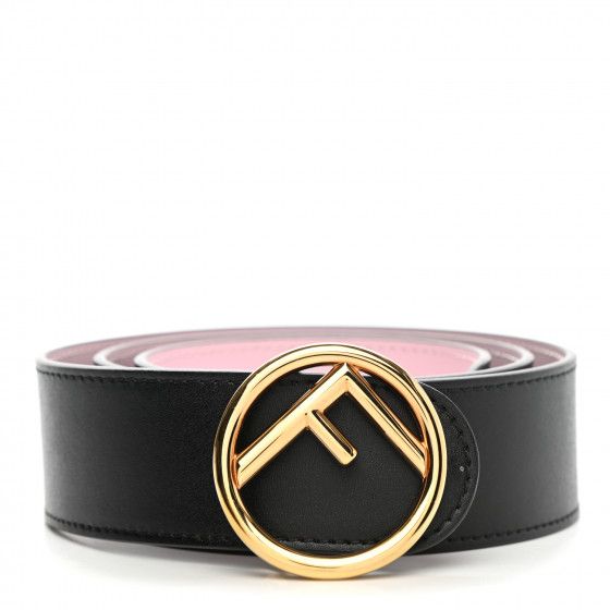 FENDI Calfskin F is Fendi Belt 90 Black | Fashionphile