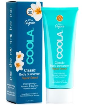 Coola Classic Tropical Coconut Body Sunscreen Spf 30, 5-oz. | Macys (US)