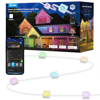 Govee 100-ft Plug-in White Indoor/Outdoor String Light with Color changing -Light LED Mini Bulbs ... | Lowe's