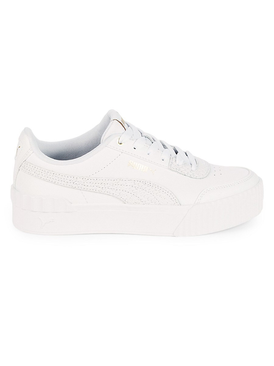Puma Women's Carina Leather Sneakers - White - Size 9 | Saks Fifth Avenue OFF 5TH