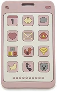 The Wondering Child Silicone Baby Teether Phone - Soft, Flexible, Non-Toxic Teething Toy | Amazon (US)