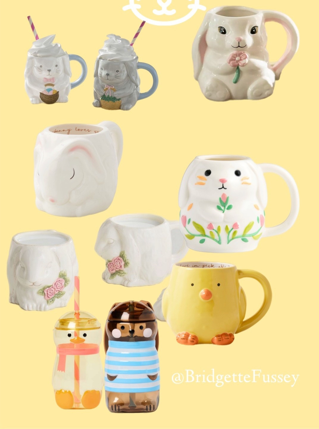 Easter bunny mugs 